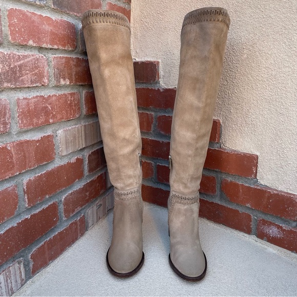 Vince Camuto “Madolee” Over the Knee Suede Leather Boot Sz 6M - Picture 6 of 15